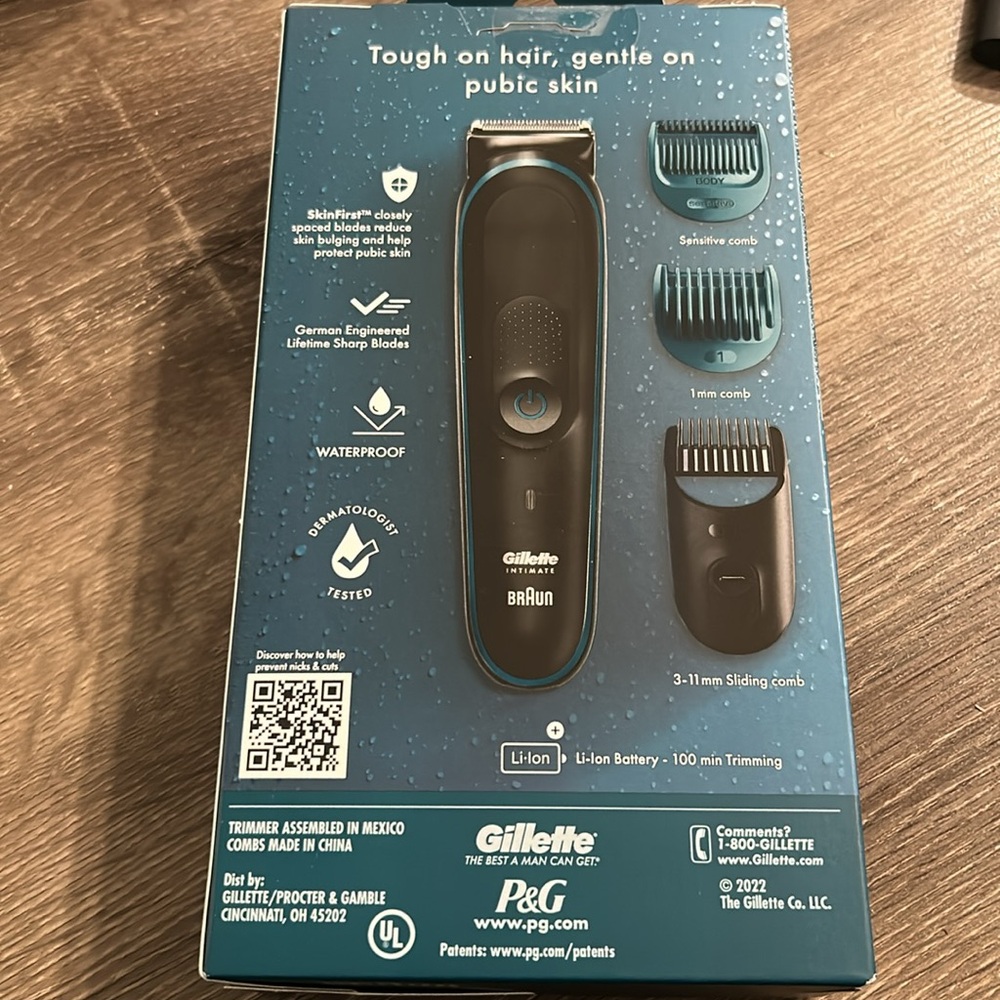 Gillette INTIMATE™ Pubic Hair Trimmer
